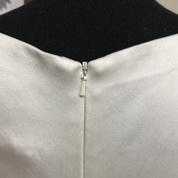 *JAX* Black x White Contrast Panel Bodycon Cocktail Mini Dress Size 6 - Picture 10 of 11